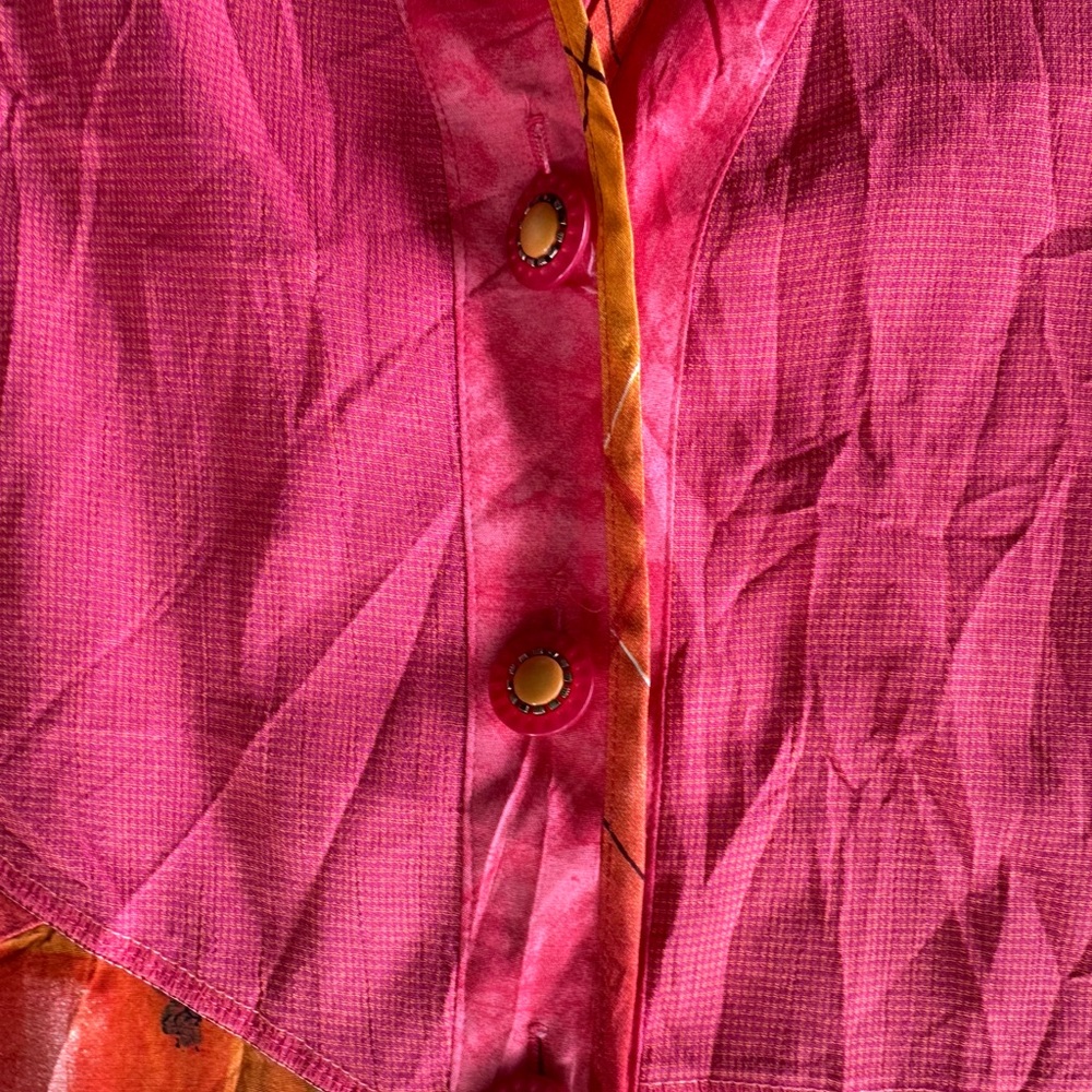 City Girl by Nancy Bolen pink blazer jacket Size 14 XL retro vintage style - Picture 10 of 13